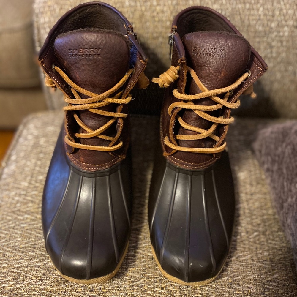 Sperry saltwater leather duck boot